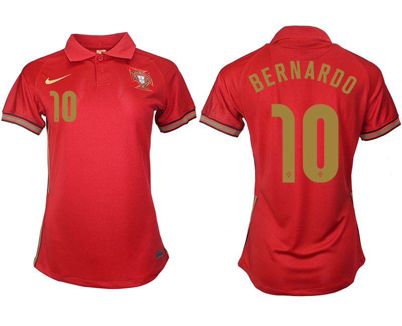 Women 2021-2022 Club Portuga home aaa version red #10 Soccer Jerseys